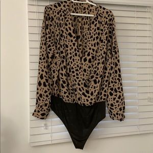 Leopard Long Sleeve Bodysuit